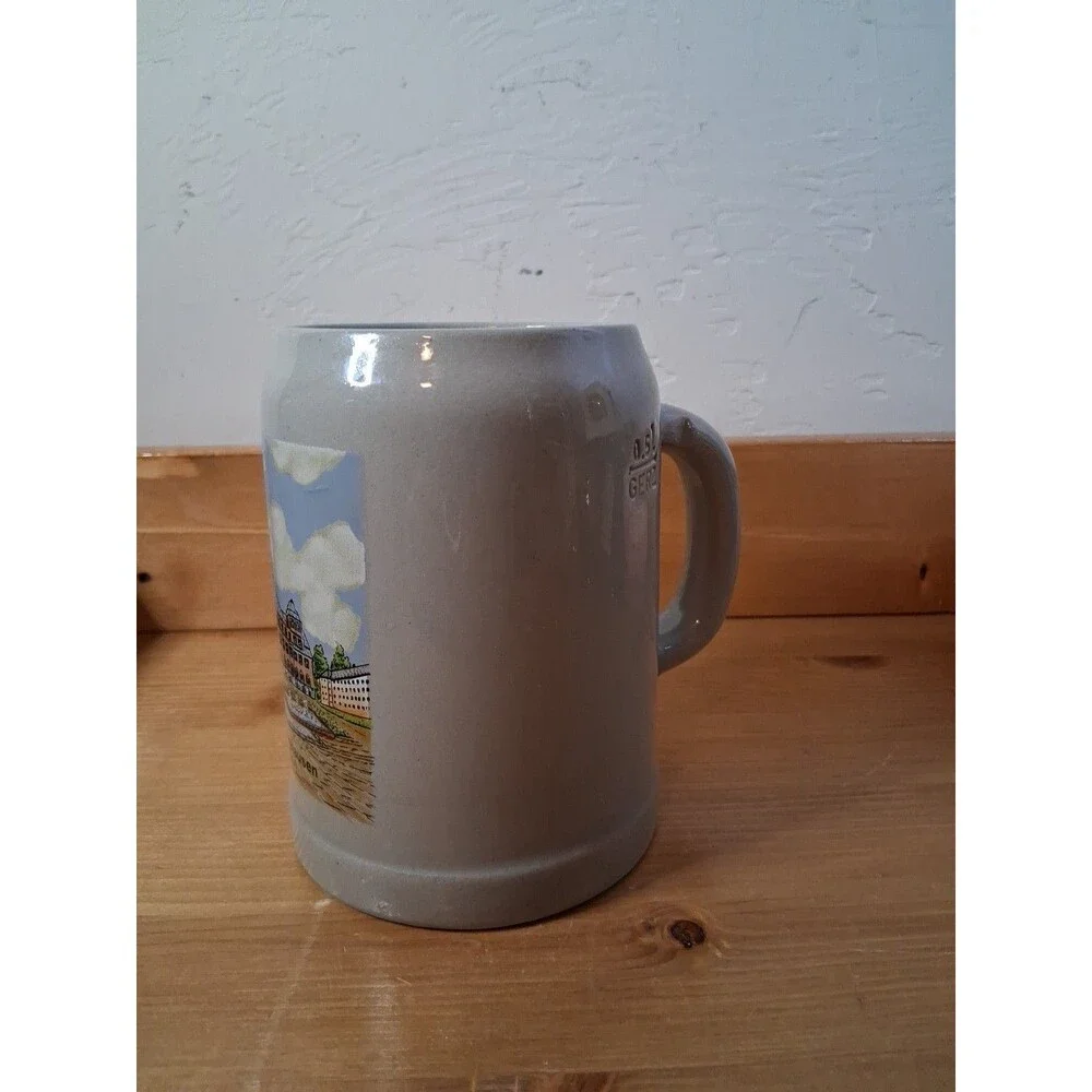 VTG Stoneware Beer Stein Gerz Recklinghausen Nathan's W. Germany ~5